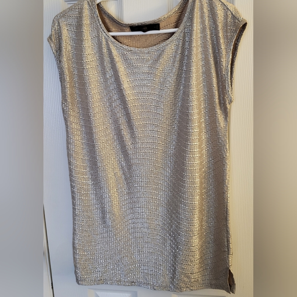 The Limited Shiny Gold Blouse T-022